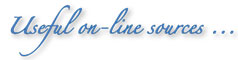 Useful online sources